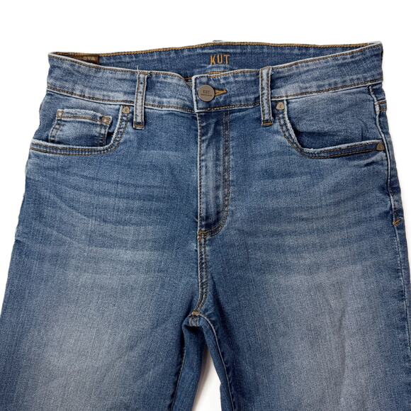 Kut from the Kloth High Rise Crop Straight Leg Jeans size 6 - Picture 6 of 9